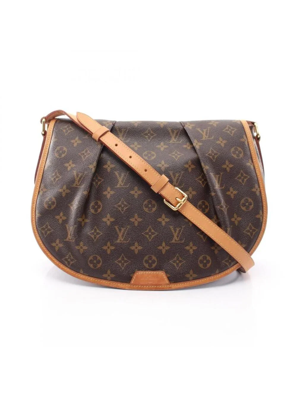Louis Vuitton Shoulder Bag Menilmontant MM Monogram Leather